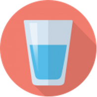 Copo de água - Como prevenir dor de garganta