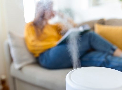 Uso de humidificador – Rouquidão